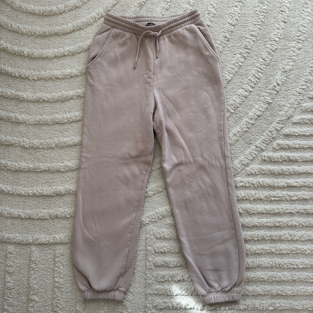Zara Dusty Pink Sweatpants Joggers Women’s Size Small